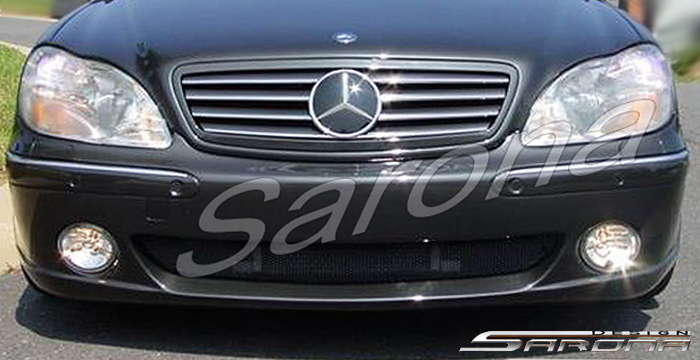 Custom Mercedes S Class Front Bumper  Sedan (2000 - 2002) - $590.00 (Part #MB-013-FB)